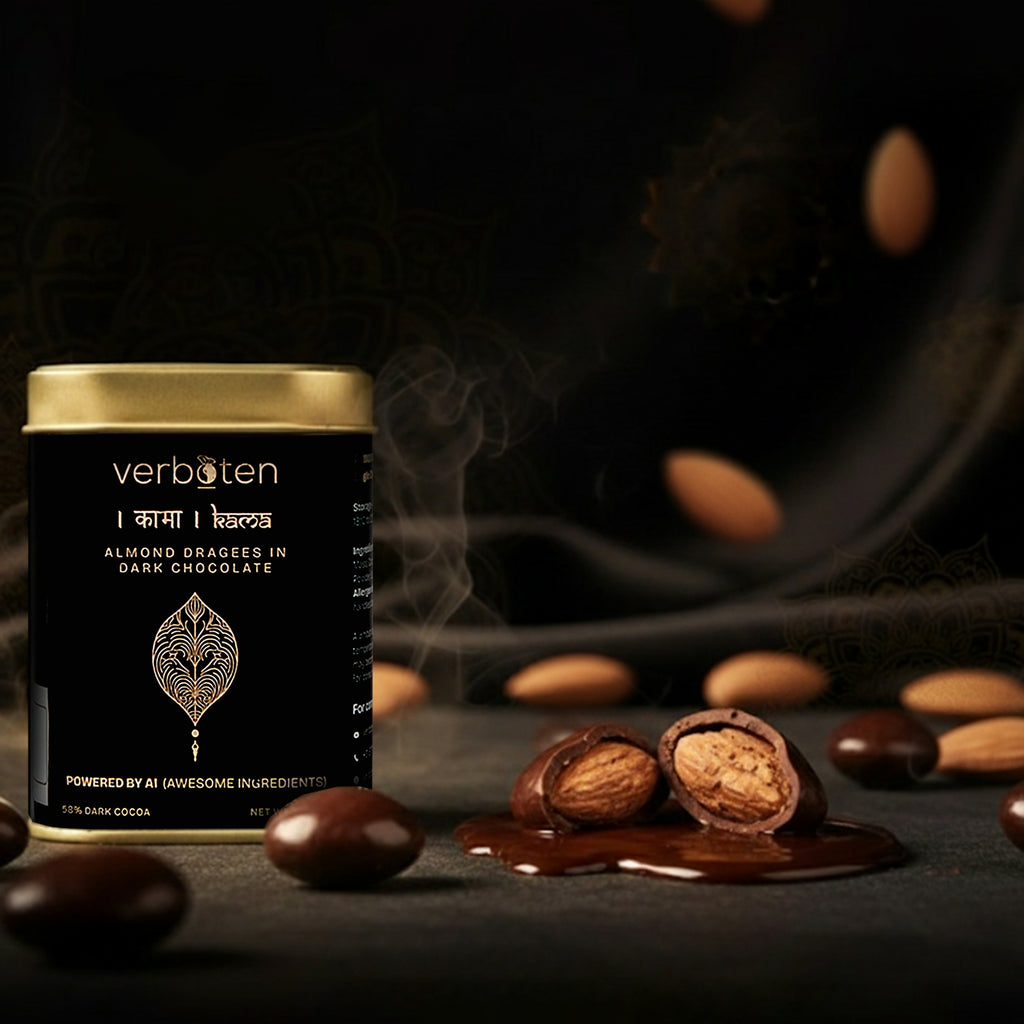 Almond Dragees In Dark Chocolate